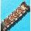 UNIVERSAL GENEVE Rare Bracelet Montres Plaque or jaune & Acier 18mm