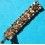 UNIVERSAL GENEVE Rare Bracelet Montres Plaque or jaune & Acier 18mm