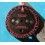 BREITLING EXOTIC BLACK NAVITIMER CHRONO-MATIC VINTAGE WATCH PART PINK-RED DIAL