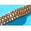 UNIVERSAL GENEVE Rare Discontinued Mens Size Watch Bracelet Gold plated Links 20mm 