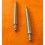 2 GOUPILLES POMPES 17mm FIXATION MEDIUM MONTRES ACIER INOX