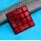 Chopard BE MAD ref 12/7780 Rare Cadran Cubique, cubes montres dames en résine couleur rouge métal