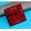 Chopard BE MAD ref 12/7780 Rare Cadran Cubique, cubes montres dames en résine couleur rouge métal