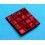 Chopard BE MAD ref 12/7780 Rare Cadran Cubique, cubes montres dames en résine couleur rouge métal