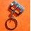 Panerai Collectible 1995 vintage Ssteel OEM Buckle keychain, keyring Buckle Tan watch Luminor, Marina, Radiomir, Submersible