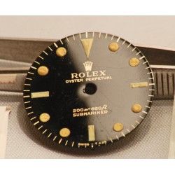 Cadran Rolex 5513 GILT 2 lignes Submariner mat vintage tritium