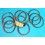 ROLEX RARE LOT OF 12 x GENUINE BEZEL FLAT GASKET O-Ring watches Ø34mm ref 29.117.8