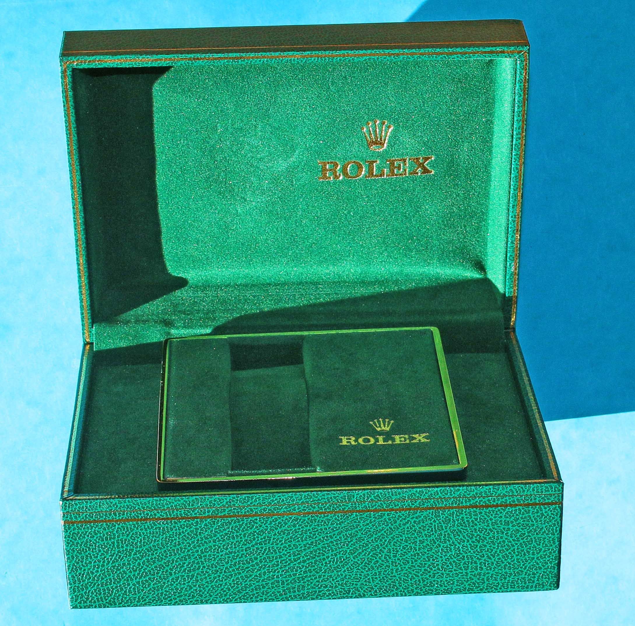 ROLEX VINTAGE 80's WATCH BOX SWITZERLAND MADE MONTRES ROLEX S.A GENEVE  5512,5513,1680,1655,1016,6263,16800,16660