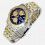 Breitling Chronomat 18K Gold/SS Preowned watch Dark Blue Dial Part Ref D13352 Cal Auto