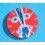HORLOGERIE CADRAN MONTRES HOMMES ARTISTIQUE TYPE PICASSO COULEUR ROUGE & BLEU
