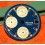 Breitling Original Cadran Bleu & or Montres Chronograph Chronomat Or jaune & Acier Ref D13352