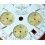 Breitling Genuine & Rare Watch part Navitimer tutone Yellow gold & Ssteel Watch dial part Ref D2332212/G534/431D