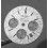 Breitling Genuine & Rare Watch part Navitimer tutone Yellow gold & Ssteel Watch dial part Ref D2332212/G534/431D