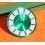 Horlogerie Rare Cadran Vert métal LE PRELET Index bâtons