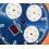 Breitling Horlogerie authentique Cadran Bleu & blanc Montres Hommes Crosswind Windrider Chronograph ref A44355