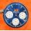 Breitling Genuine & Rare Watch part Crosswind Windrider Chronograph Blue & White Dial part ref A44355