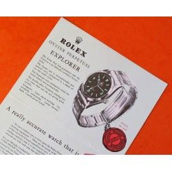 VINTAGE 1962 ROLEX EXPLORER 1016 BROCHURE AUTHENTIQUE 