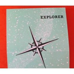 VINTAGE 1962 ROLEX EXPLORER 1016 BROCHURE AUTHENTIQUE 