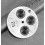 Cartier Pasha de Cartier ref 2412 Chronograph Automatic Wristwatch Panda Style Watch Dial part in Stainless Steel