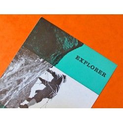 VINTAGE 1966 Rolex Brochure for EXPLORER MODEL 1016  EXTREMELY RARE COLLECTIBLE GOODIE 