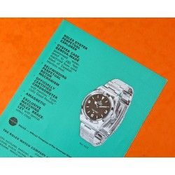 VINTAGE 1966 Rolex Brochure for EXPLORER MODEL 1016  EXTREMELY RARE COLLECTIBLE GOODIE 