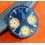 Breitling Chronomat 18K Gold/SS Preowned watch Dark Blue Dial Part Ref D13352 Cal Auto