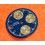 Breitling Original Cadran Bleu & or Montres Chronograph Chronomat Or jaune & Acier Ref D13352