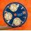 Breitling Chronomat 18K Gold/SS Preowned watch Dark Blue Dial Part Ref D13352 Cal Auto