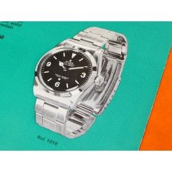 VINTAGE 1966 Rolex Brochure for EXPLORER MODEL 1016  EXTREMELY RARE COLLECTIBLE GOODIE 