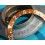 ROLEX VINTAGE TUTONE SILVERED ROOTBEER GMT MASTER WATCH BEZEL 24H INSERT FADED FAT FONT 1675, 1675-3, 1675-8, 16753, 16758