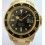 ROLEX RARE VINTAGE GENUINE YELLOW GOLD 18Kt BEZEL INSERT SUBMARINER DATE PLEXI 1680, 1680-8