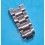 ROLEX 93160 PARTIE BRACELET MAILLONS ACIER BLINDE S.E.L MONTRE SEA-DWELLER 20mm Sd 16660, 16600