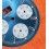 Breitling Chronomat Chronograph Central Date Watch Blue dial Cal 7750 Valjoux for restore