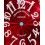 RARE & AUTHENTIQUE CADRAN MONTRES FRANCK MULLER LONG ISLAND chiffres couleur ROUGE METAL