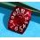 RARE & AUTHENTIQUE CADRAN MONTRES FRANCK MULLER LONG ISLAND chiffres couleur ROUGE METAL