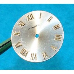 Rare Horology Vintage spare LE PRELET Silver Metal Watch dial part for sale