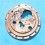 ROLEX Original & Rare Bubbleback Watch spare cal 645, A-260 Oscillating Weight, Rotor Frame for sale
