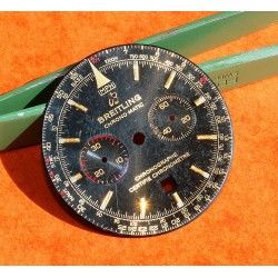 BREITLING BLACK NAVITIMER CHRONO-MATIC VINTAGE WATCH PART YELLOW GOLD DIAL ref K41350