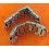 7836 x 2 PARTIES VINTAGE BRACELET ROLEX maillons plié 20mm