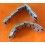 7836 x 2 PARTIES VINTAGE BRACELET ROLEX maillons plié 20mm