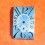 RARE & AUTHENTIQUE CADRAN BLEU MONTRES FRANCK MULLER LONG ISLAND CHIFFRES ARABES