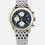 Breitling authentique Cadran bleu Occasion Montres Old navitimer Chronograph 42mm ref D13022
