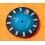 Vintage & Original Zodiac Automatic Deep Shades Blue Wrist Watch Dial Spare Part