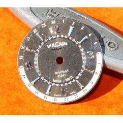 VULCAIN Rare preowned Cricket GMT Worldwide Silver watch Dial Ref. 100108.027