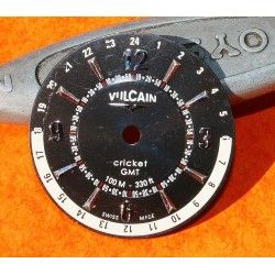 VULCAIN Cricket GMT Worldwide Cadran argent montres Ref 100108.027