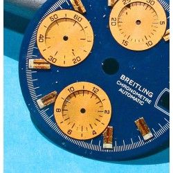 Breitling Chronomat 18K Gold/SS Preowned watch Dark Blue Dial Part Ref D13352 Cal Auto