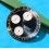 Breitling A13322 Genuine & Rare Watch part Old Navitimer Black Dial CHRONOGRAPH