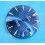OMEGA PREOWNED SEAMASTER AQUA TERRA WATCH BLUE METAL DIAL SWISS STEEL WATCH