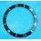 ROLEX INSERT GRADUE LUNETTE MONTRES 16800, 168000, 16610 SUBMARINER DATE & PERLE LUMINOVA