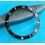ROLEX INSERT GRADUE LUNETTE MONTRES 16800, 168000, 16610 SUBMARINER DATE & PERLE LUMINOVA